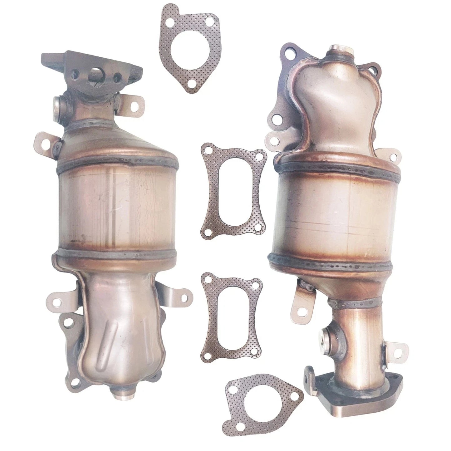 Fits 2009 TO 2014 Honda Ridgeline 3.5L Manifolds Bank1 & 2 Catalytic Converters
