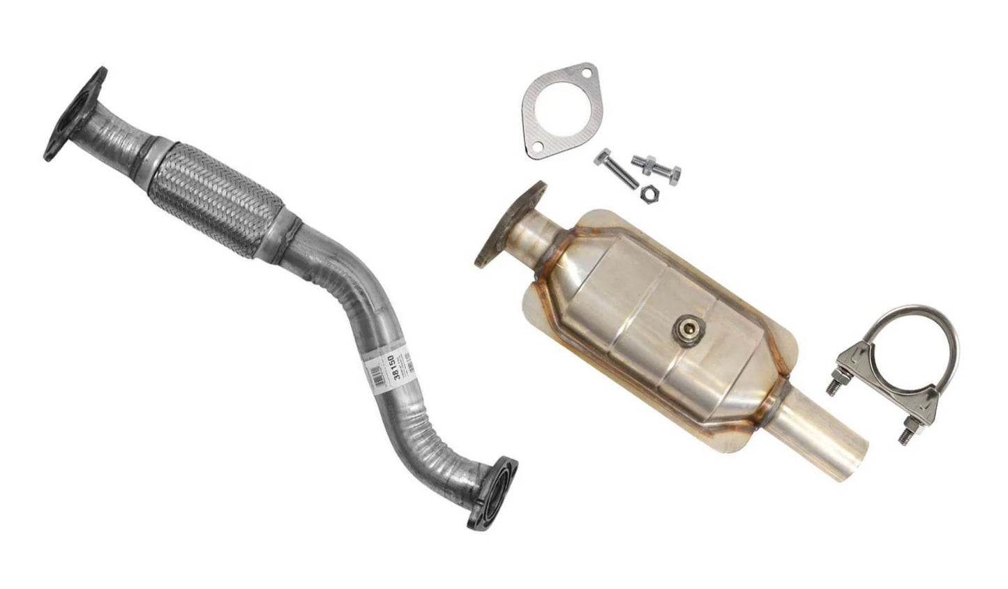 Ford Fusion & Milan 2.5L Front Flex Pipe & Rear Catalytic Converter 2010-2012