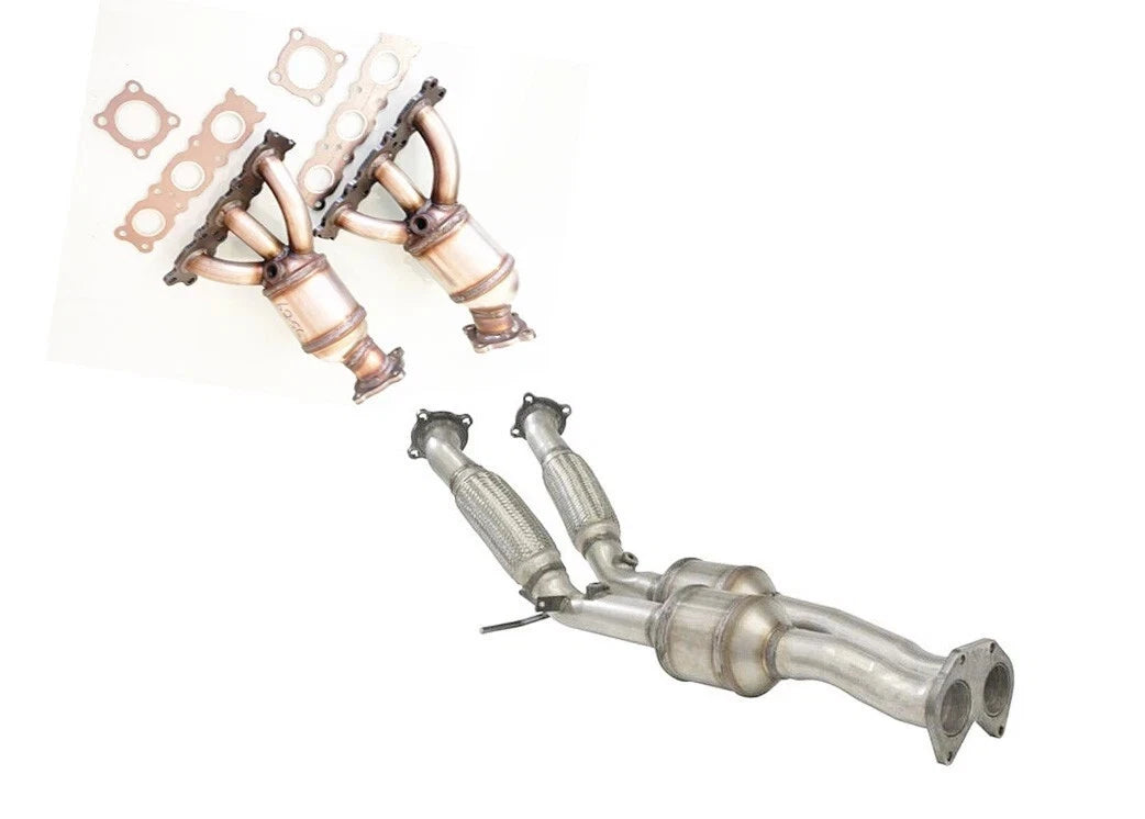 Fits Volvo XC90 3.2L 2007-2010 Manifolds & Rear Flex Pipe Catalytic Converters