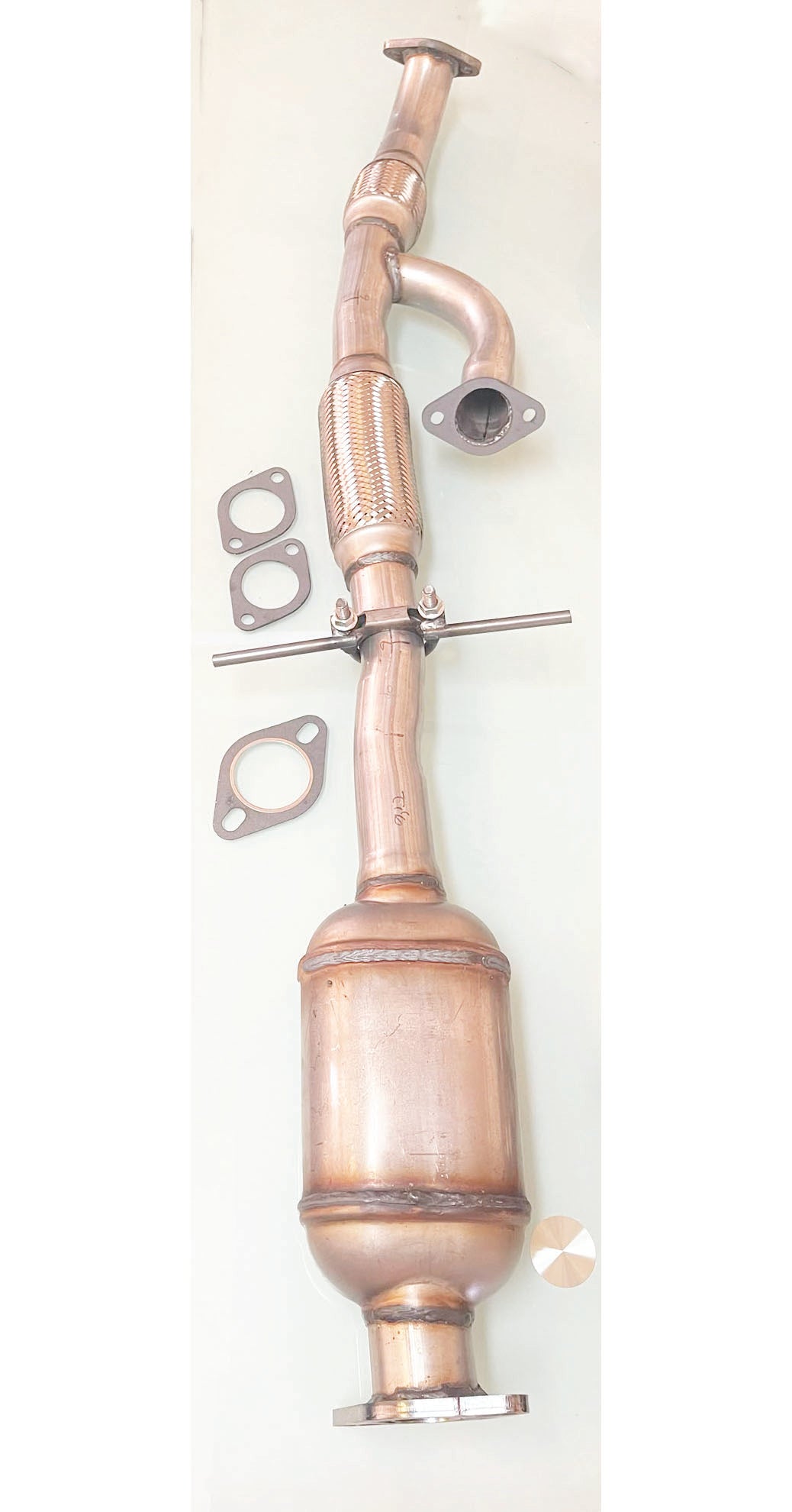 Tiburon 2.7L Flex Pipe with Catalytic Converter 2006-2008 OBDII DirectFit