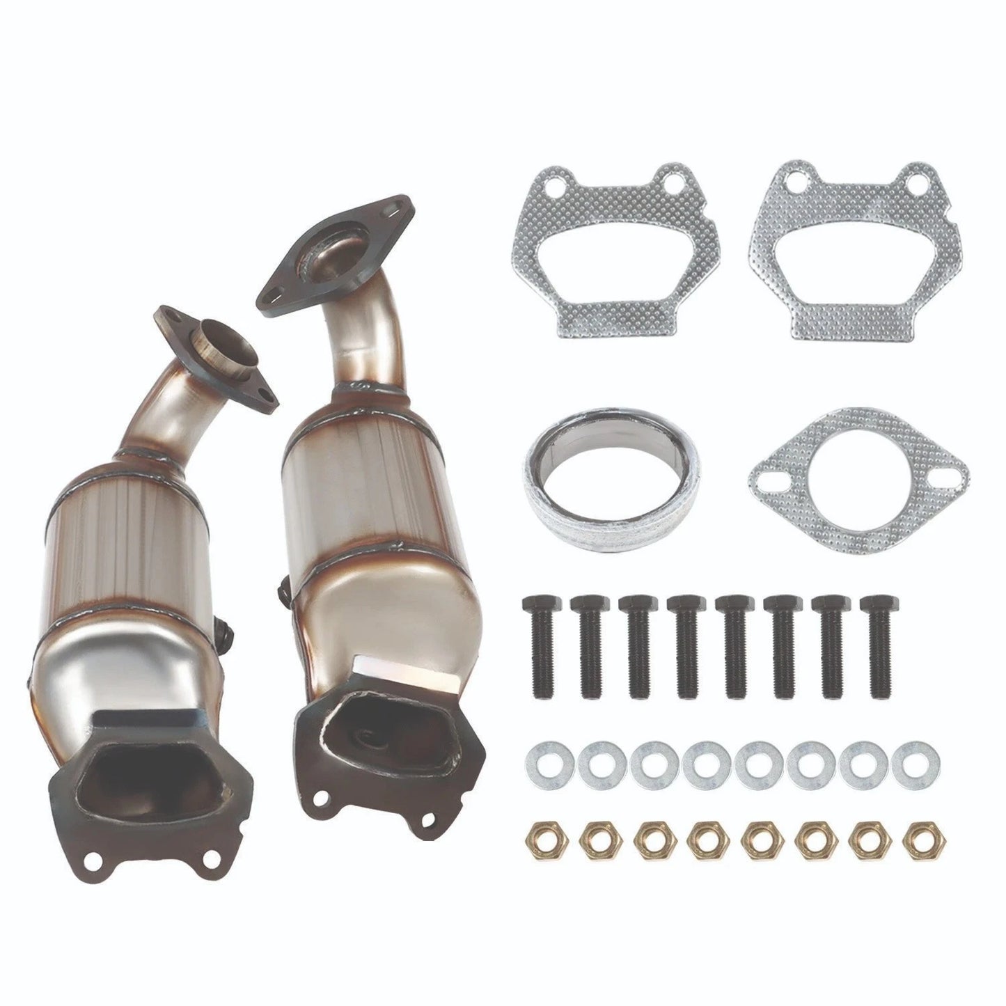 2011-2014 Dodge Avenger 3.6L Pair Both Manifold Catalytic Converters Bank1 bank2