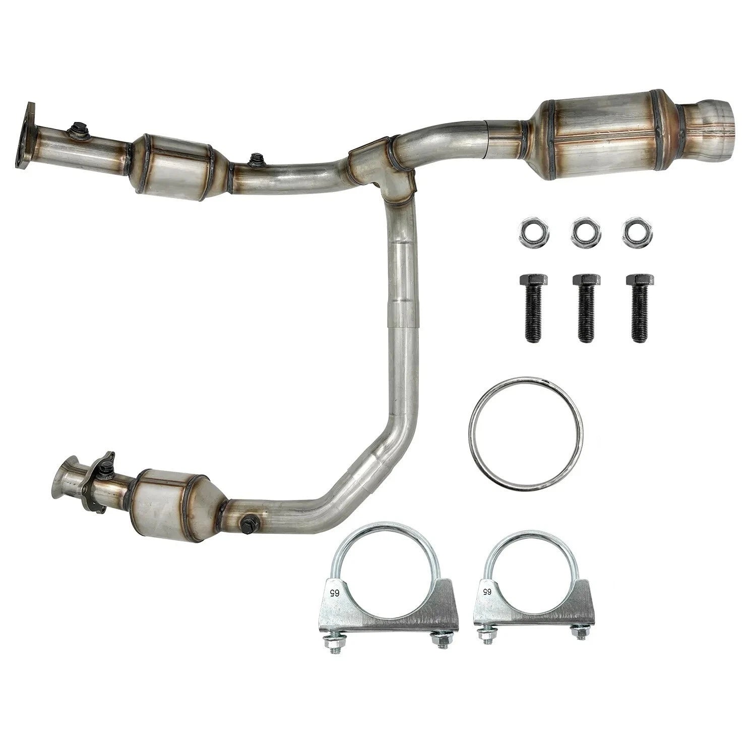 GMC SIERRA 1500 5.3L Y Pipe Catalytic Converters 2009-2013 BrandNew OBDII