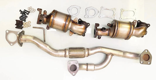 Fits Honda Odyssey 3.5L 2011-2013 Flex Pipe & Bank 1 Bank 2 Catalytic Converters