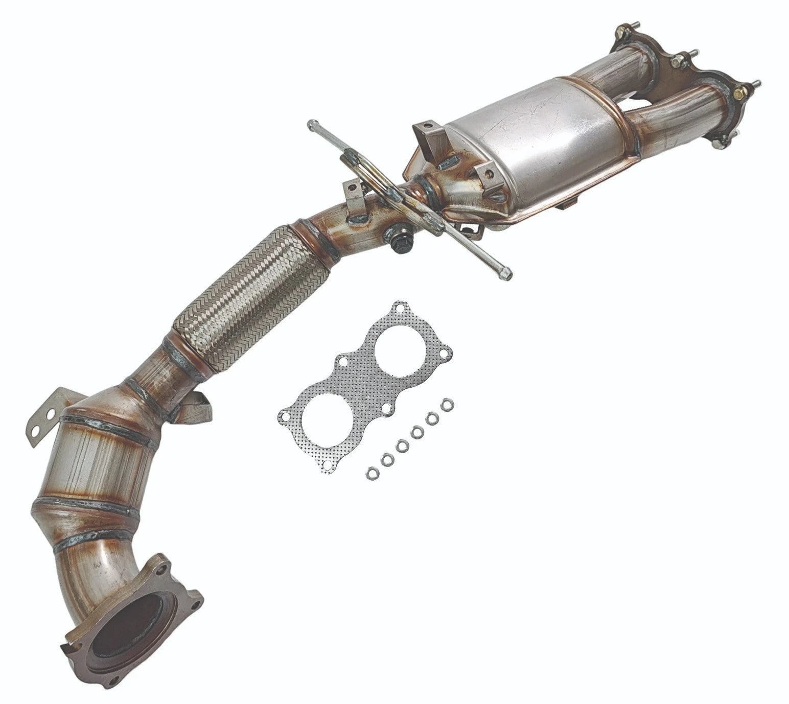 Volvo S80 3.0L Rear Flex Pipe & Catalytic Converter 2008 TO 2015 STAINLESS