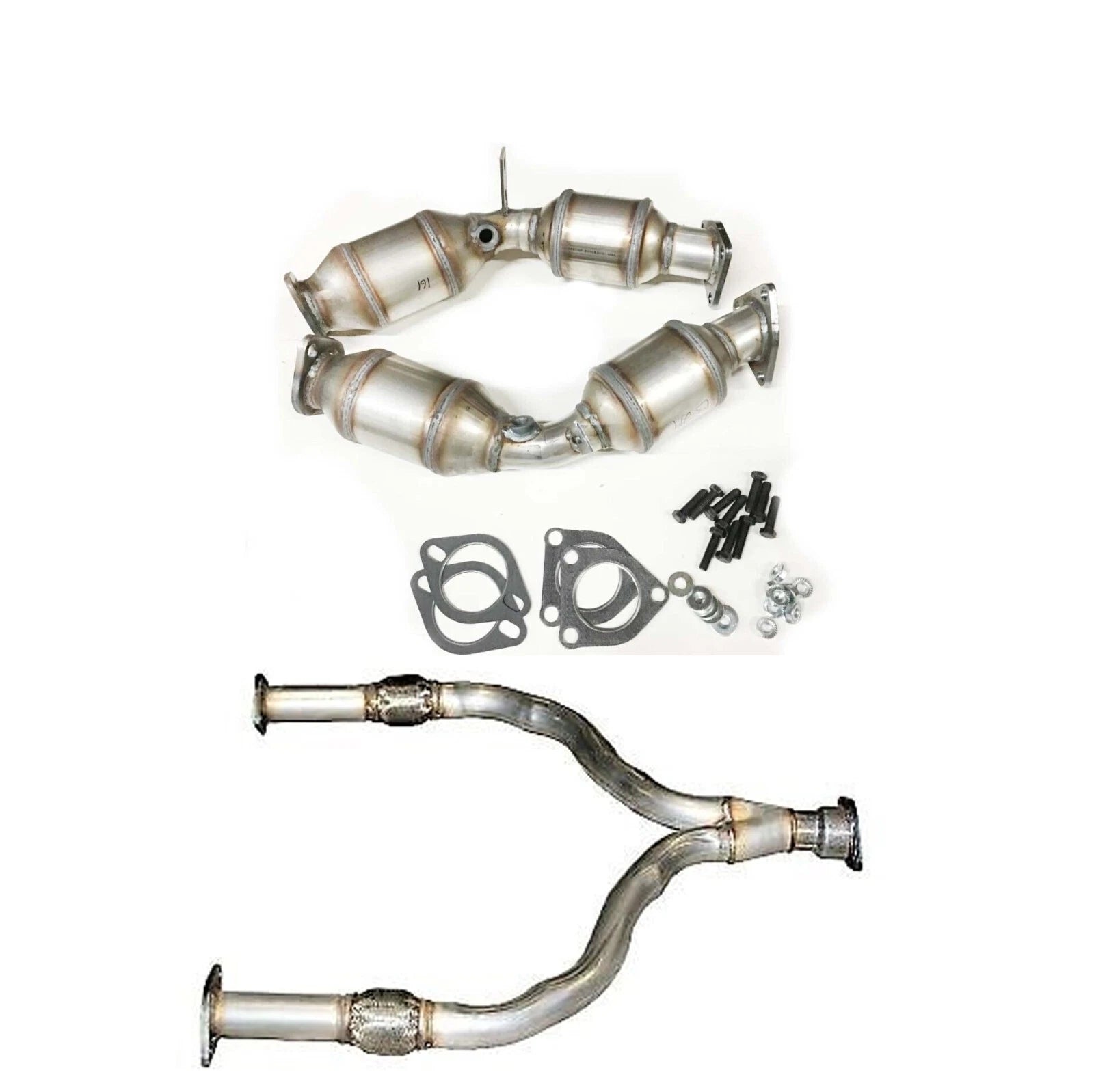 Fits INFINITI M35h 3.5L Both Catalytic Converter & Flex Pipe 2012-2013