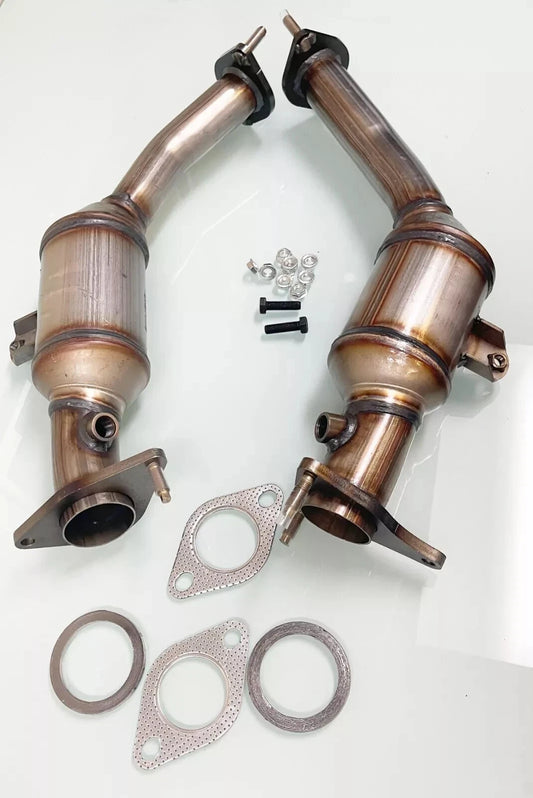 FITS 2016 TO 2023 INFINITI Q50 3.0L Both Rear Catalytic Converters Inc Gaskets