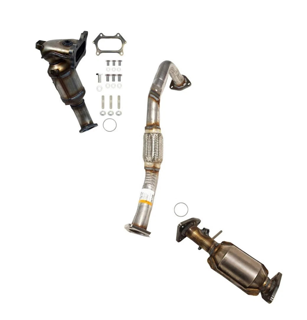 2015-2016 Honda CR-V 2.4L Front Flex Pipe + Front/Rear Catalytic Converters
