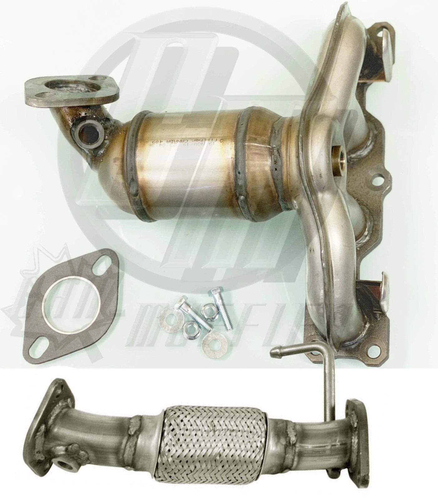 Fits Hyundai OPTIMA 2.4L 20091-2010 Front Flex Pipe Manifold Catalytic Converter