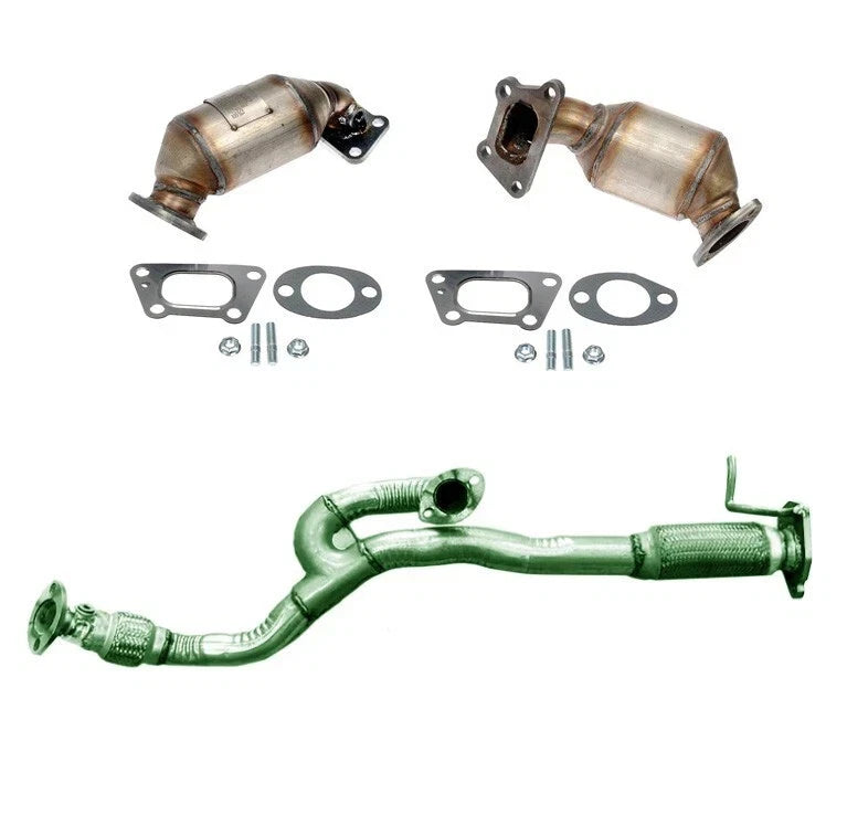 Fits 2012-2017 Chevy Equinox 3.6L BOTH Front Catalytic Converters & Flex Pipe