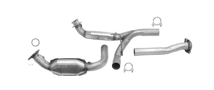 GMC SIERRA 2500 HD V8 6.0L Y Pipe with TWO Catalytic Converters 2011-2017 (2)