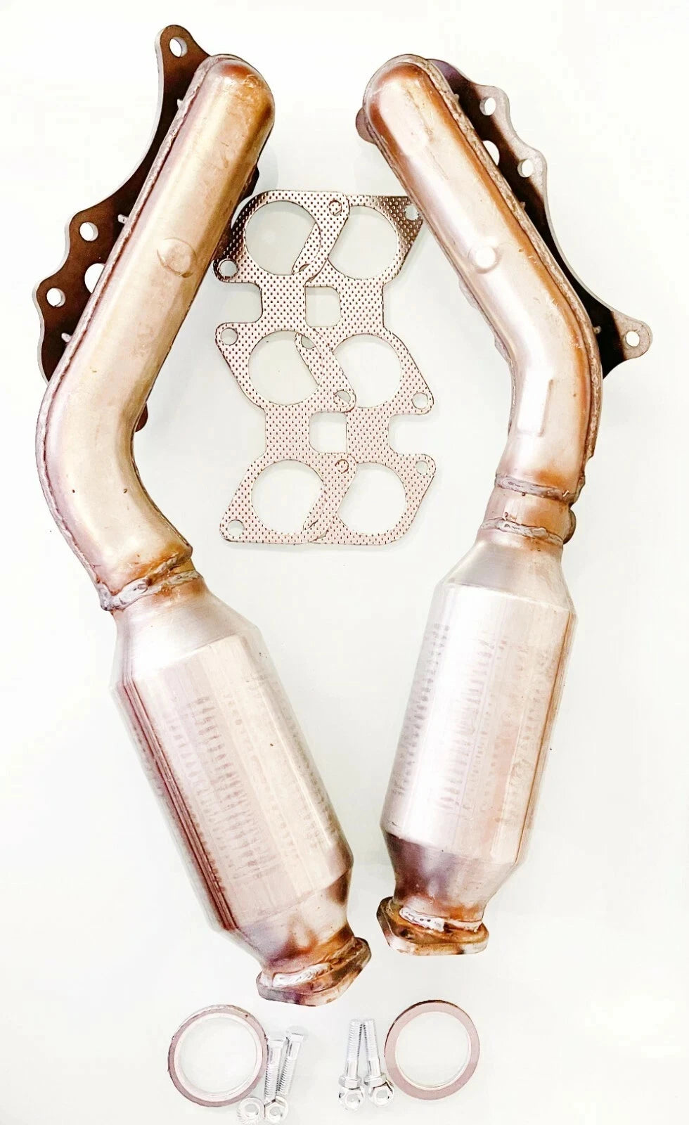 FITS 2007 TO 2009 Toyota FJ Cruiser 4.0L PAIR Of Manifolds Catalytic Converters (2)