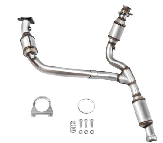 GMC SIERRA 1500 5.3L Y Pipe Catalytic Converters 2009-2013 BrandNew OBDII