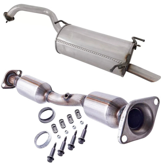 Fits Nissan Sentra 1.8L REAR Catalytic Converter & MUFFLER 2013-2018 DirectFit