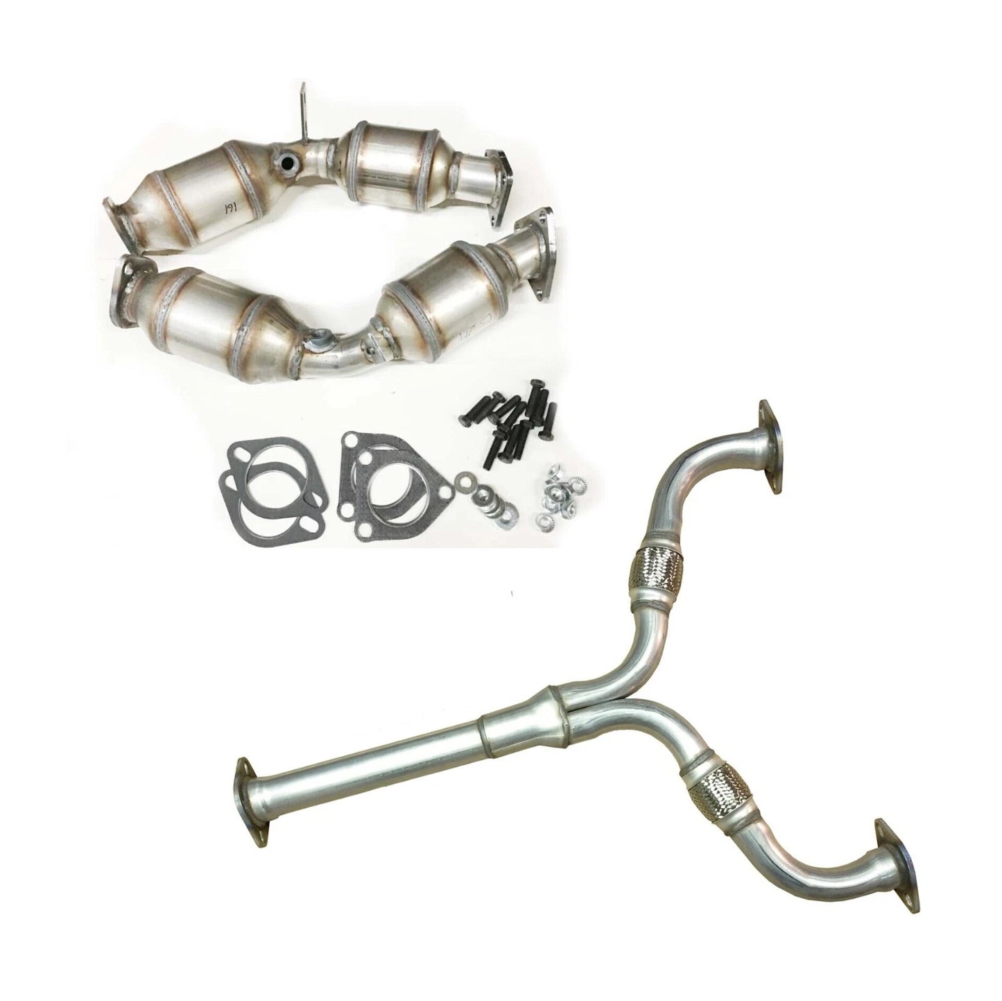 Fits INFINITI G35 3.5L RWD Flex Pipe 2003-2007 DirectFit 3 PIECES