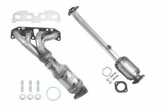 Fits Suzuki EQUATOR 2.5L Both Catalytic Converters 2009-2012 Inc All Gaskets