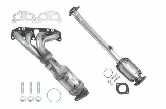Fits Suzuki EQUATOR 2.5L Both Catalytic Converters 2009-2012 Inc All Gaskets