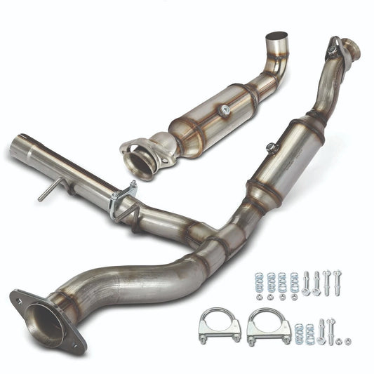Ford F-150 3.5L 2011-2015 Y Pipe Catalytic Converter Both Sides 25H53969/30599