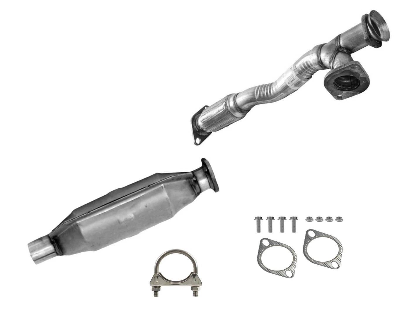 Ford Fusion 3.0L Front Flex Pipe & Rear Catalytic Converter 2006-2012