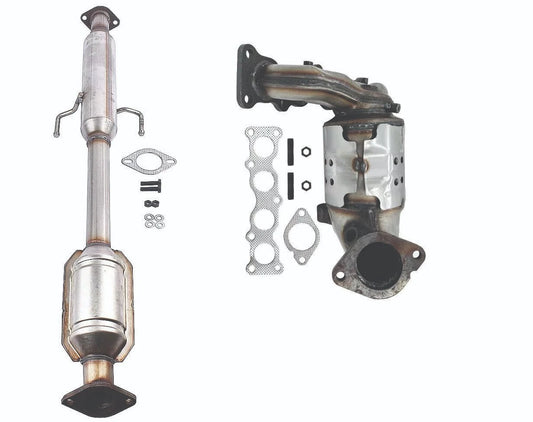 Fits KIA OPTIMA 2.4L 2015-2020 FRONT & REAR catalytic converters with resonator