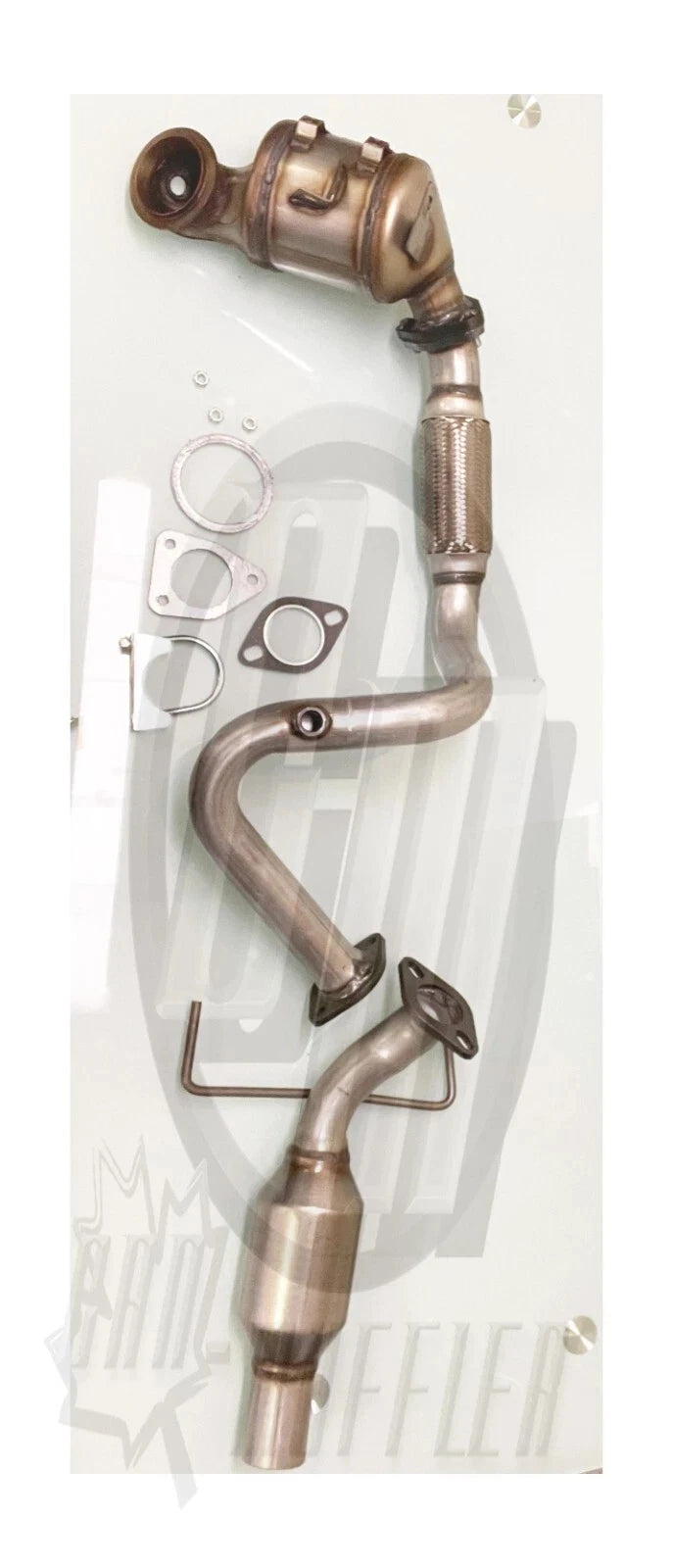 2013-2021 Buick Encore 1.4L Turbo Front Flex Pipe + Front/Rear Catalytic Convert