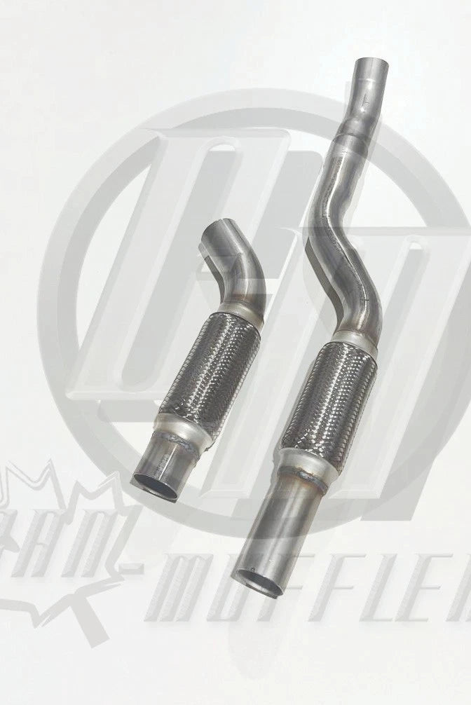 Fits Lincoln MKX 2.7L Turbo Exhaust Flex Pipes 2016-2018 Stainless Include Clamp