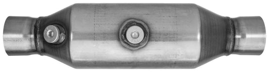 2.25" INLET/OUTLET UNIVERSAL CATALYTIC CONVERTER WITH DUAL O2 PORTS HEAVY DUTY