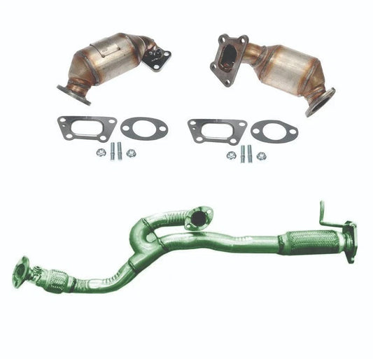 GMC TERRAIN 3.6L BOTH Front Catalytic Converters & Flex Pipe 2013-2017