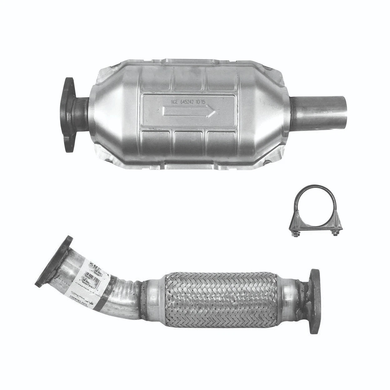 Fit Ford Fusion Mercury Milan 2.3L Flex Pipe Rear Catalytic Converter 2006-2009