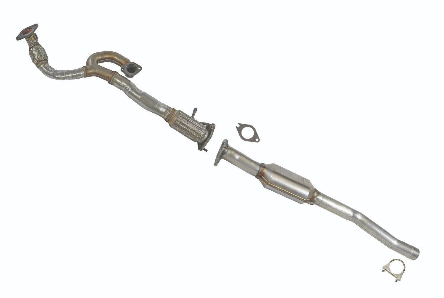 GMC TERRAIN 3.6L EXHAUST FLEX PIPE & REAR CATALYTIC CONVERTER 2012-2017