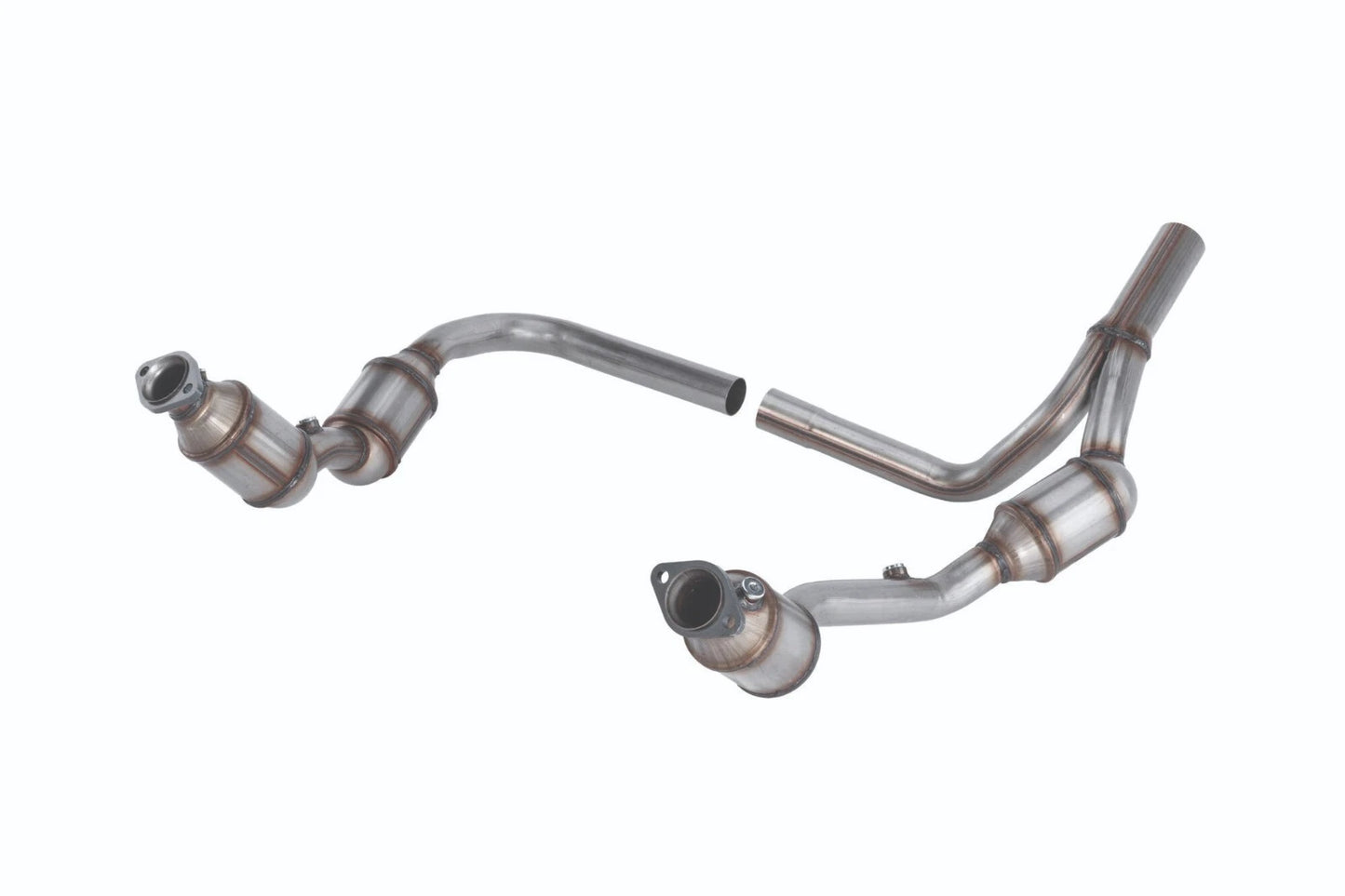 Jeep Wrangler 3.8L Y pipe with 4 Catalytic Converters 2007-2009